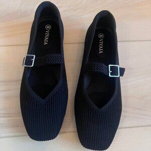 Vivaia Square Toe Mary Janes Size 36 Wide (Women's size 5.5-6)